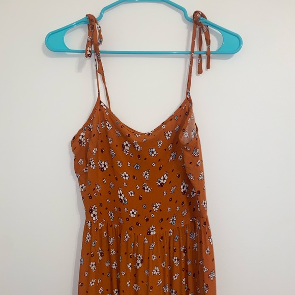 Altar’d State Floral Spaghetti Strap  Maxi Dress - Picture 4 of 5